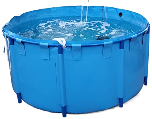 Aufstellpool 3ft30ft Metallrahmen Groß/Mini Hinterhof Outdoor Swimmingpool mit Ablassventil Blau Entspannungspool für Zuhause von Generisch
