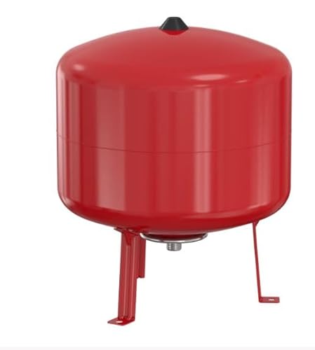 Ausdehnungsgefäß BASEFLEX für Zentralheizung - mit einer Sackmembran - Druck 6 Bar - Max. Mediumstemperatur 120 Grad - Fassungsvermögen 12 Liter - Rot (50L) von Generisch