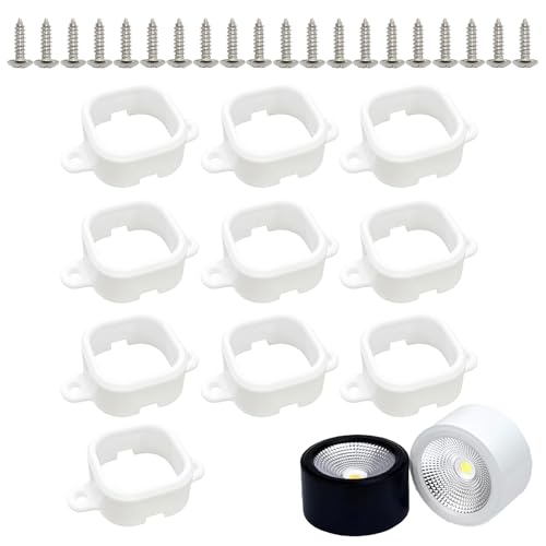 Außenlicht-Halterung, Wandleuchte-Halterung mit 20 Schrauben, wasserdichte Befestigungsclips für Auffahrt, Weg, , Deck, Garten, Wand, Gehweg von Generisch