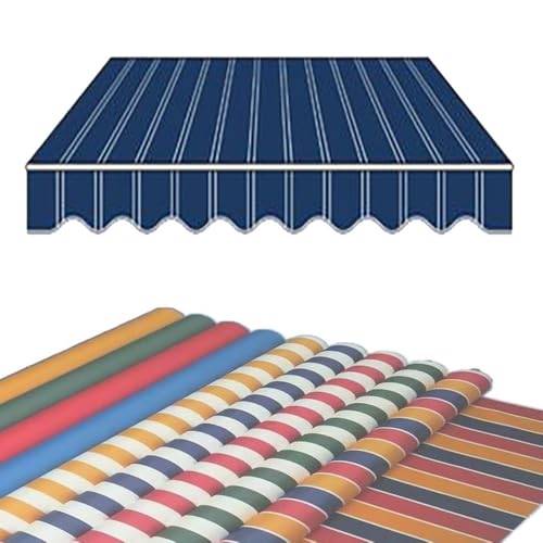 Ausziehbare Ersatzabdeckung für Terrassenmarkise, 6 x 3,6 m, 4,9 x 3,6 m, 3,6 x 3 m, Ersatzstoff, für Außentür, Fenster, Sonnenschutz, Leinen, wasserdichtes Ersatztuch Ausziehbare Ersatzabdeckung für Terrassenmarkise, 6 x 3,6 m, 4,9 x 3,6 m, 3,6 x 3 m, Ersatzstoff, für Außentür, Fenster, Sonnenschutz, Leinen, wasserdichtes Ersatztuch von Generisch