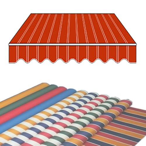 Ausziehbare Ersatzabdeckung für Terrassenmarkise, 6 x 3,6 m, 4,9 x 3,6 m, 3,6 x 3 m, Ersatzstoff, für Außentür, Fenster, Sonnenschutz, Leinen, wasserdichtes Ersatztuch Ausziehbare Ersatzabdeckung für Terrassenmarkise, 6 x 3,6 m, 4,9 x 3,6 m, 3,6 x 3 m, Ersatzstoff, für Außentür, Fenster, Sonnenschutz, Leinen, wasserdichtes Ersatztuch von Generisch