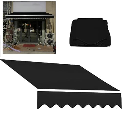 Ausziehbare Ersatzabdeckung für Terrassenmarkise, Sonnenschutz, Stoff für Fenster und Terrassen, kein Rahmen, 4 x 3,5 m, Outdoor-Schattenlösung Ausziehbare Ersatzabdeckung für Terrassenmarkise, Sonnenschutz, Stoff für Fenster und Terrassen, kein Rahmen, 4 x 3,5 m, Outdoor-Schattenlösung von Generisch