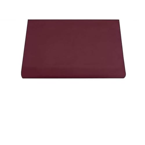 Ausziehbare Markisen, Ersatzstoff, wasserdicht, für den Außenbereich, strapazierfähiges Polyester mit Volant für Terrasse und Balkon (Rot, 3 x 2 m) von Generisch