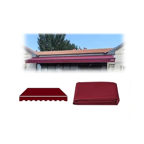 Ausziehbare Markisen-Ersatzstoff, wasserdichtes Polyester-Segeltuch, Sonnenschutz für Outdoor, Veranda, Deck – viele von Generisch