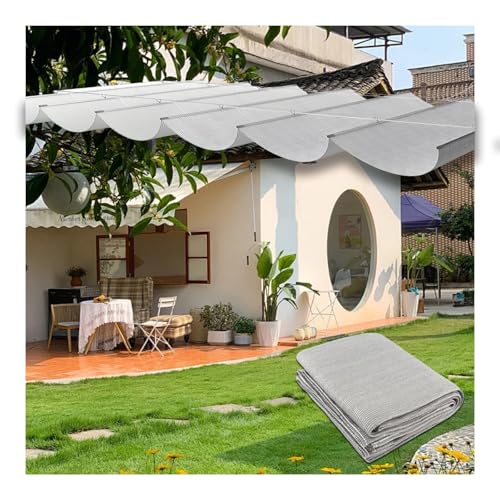 Ausziehbare Pergola-Markisen-Ersatzabdeckung, 2,5 x 11 m, für den Außenbereich, mit Schiebedraht, idealer Sonnenschutz für Decks und Terrassen Ausziehbare Pergola-Markisen-Ersatzabdeckung, 2,5 x 11 m, für den Außenbereich, mit Schiebedraht, idealer Sonnenschutz für Decks und Terrassen von Generisch