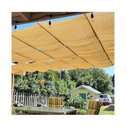 Ausziehbare Pergola-Schattenabdeckung, verstellbares Markisensegel, Outdoor-Baldachin für Terrasse und Deck, Slipseil-Design, Ersatz-Sonnensegel, B 1 x L 5 m x L 16,1 m Ausziehbare Pergola-Schattenabdeckung, verstellbares Markisensegel, Outdoor-Baldachin für Terrasse und Deck, Slipseil-Design, Ersatz-Sonnensegel, B 1 x L 5 m x L 16,1 m von Generisch