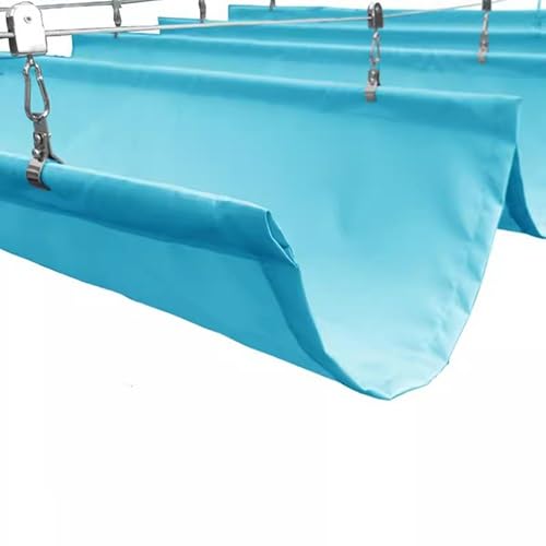 Ausziehbare Pergola-Schattenabdeckung, wasserdichtes Vordach mit Seilzugsystem, perfekt für Terrasse, Deck und Veranda, Sonnenrollos, Markise, Ersatz für Außenbereiche Ausziehbare Pergola-Schattenabdeckung, wasserdichtes Vordach mit Seilzugsystem, perfekt für Terrasse, Deck und Veranda, Sonnenrollos, Markise, Ersatz für Außenbereiche von Generisch