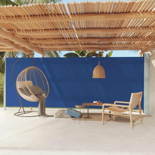 Ausziehbare Terrassen-Seitenmarkise 200x600cm Blau Sichtschutz & Windblock Gartenzaun Sichtschutz Erweiterbar Außenansicht für Balkon & Terrasse Ausziehbare Terrassen-Seitenmarkise 200x600cm Blau Sichtschutz & Windblock Gartenzaun Sichtschutz Erweiterbar Außenansicht für Balkon & Terrasse von Generisch