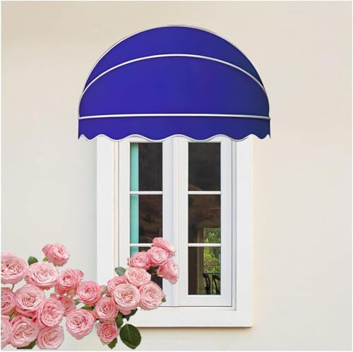 Ausziehbare Terrassenmarkise - Segeltuchvordach für & Türen Outdoor Schattenabdeckung Regenschutz 80cm Stilvolles Kuppeldesign Ideal für Terrassen und Balkon von Generisch