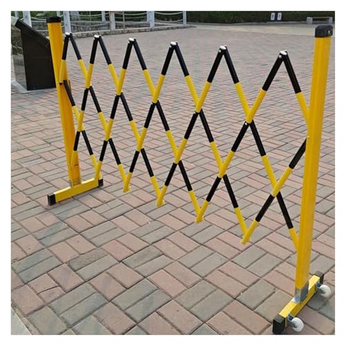 Ausziehbare faltbare Metallbarriere, leichter Teleskop-Verkehrszaun mit isolierten Rohrpfosten, einfach zu bewegen und zu verstauen, Rot und Gelb, 120 x 700 cm, Verbundmaterial. Ausziehbare faltbare Metallbarriere, leichter Teleskop-Verkehrszaun mit isolierten Rohrpfosten, einfach zu bewegen und zu verstauen, Rot und Gelb, 120 x 700 cm, Verbundmaterial. von Generisch