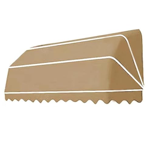 Ausziehbare französische gebogene Markise, zusammenklappbar, Terrassenüberdachung, DIY-Balkon- und Veranda-Markise, Polyester-Außenabdeckung, 90 x 60 x 60 cm, Braun für Hof und Garten Ausziehbare französische gebogene Markise, zusammenklappbar, Terrassenüberdachung, DIY-Balkon- und Veranda-Markise, Polyester-Außenabdeckung, 90 x 60 x 60 cm, Braun für Hof und Garten von Generisch