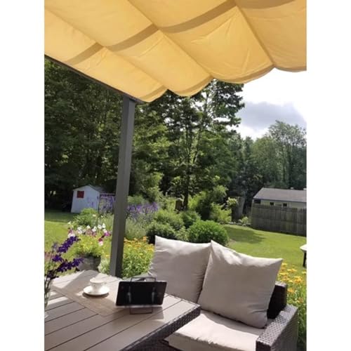 Ausziehbare wasserdichte Pergola-Überdachung – Ersatz-Schiebesegel für Außenbereich, Terrasse, Garten, Deck – regenfeste Markisenabdeckung für ultimativen Sonnenschutz Ausziehbare wasserdichte Pergola-Überdachung – Ersatz-Schiebesegel für Außenbereich, Terrasse, Garten, Deck – regenfeste Markisenabdeckung für ultimativen Sonnenschutz von Generisch