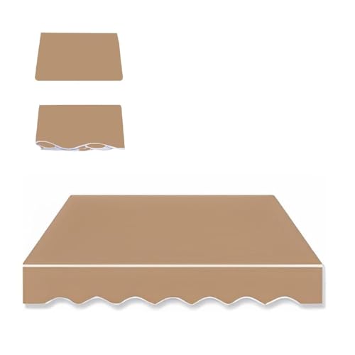 Ausziehbarer Sonnenschutz, Ersatzbezug, 450 x 300 cm und 350 x 250 cm, wasserfest, Polyester, Terrassenschirm, Braun, 5,5 x 3,0 m, für den Außenbereich Ausziehbarer Sonnenschutz, Ersatzbezug, 450 x 300 cm und 350 x 250 cm, wasserfest, Polyester, Terrassenschirm, Braun, 5,5 x 3,0 m, für den Außenbereich von Generisch