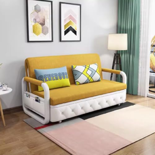 Ausziehbares Schlafsofa – multifunktionale, faltbare ausziehbare Couch mit verstellbarer Rückenlehne für Schlafzimmer oder Wohnzimmer von Generisch
