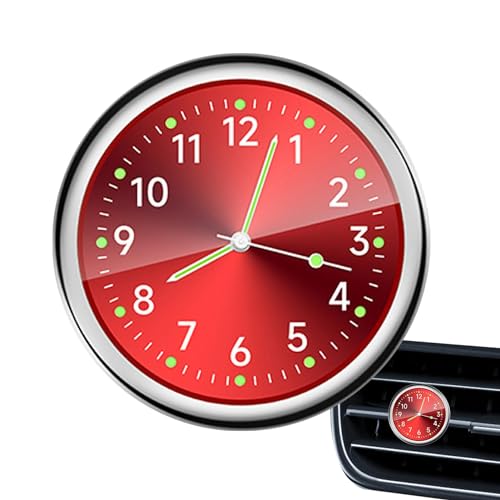 Generisch Auto Armaturenbrettuhr | Analoge Autouhr Leuchtend | Autouhr Zum Aufkleben Auf Dem Armaturenbrett | Kleine Analoge Uhr Mit Doppelseitigem Aufkleber Und Lüftungsclip Für Jedes Auto Generisch Auto Armaturenbrettuhr | Analoge Autouhr Leuchtend | Autouhr Zum Aufkleben Auf Dem Armaturenbrett | Kleine Analoge Uhr Mit Doppelseitigem Aufkleber Und Lüftungsclip Für Jedes Auto von Generisch