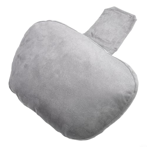 Auto-Kopfstütze für Mercedes S-Klasse, 1 Stück, ultraweiches Nackenstützkissen aus Wildleder-Stoff für bequeme und entspannte Fahrhaltung (grau) von Generisch