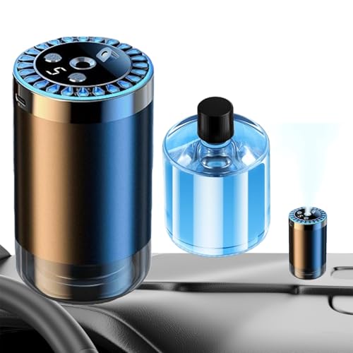 Auto Lufterfrischer Diffusor | USB Luftbefeuchter - Dekorativer Luftbefeuchter mit 7- Farben LED Sternenlicht Projektion für Haustierbereiche, Zuhause, Kinderzimmer, Reise und von Generisch