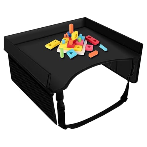 Auto-Tablett für Kinder – Kleinkind-Autositz-Knietablett, Autositztisch, unverzichtbarer Schreibtisch-Organizer mit verstellbaren Riemen, faltbarer Autositz-Tisch zum Essen, Laptop Auto-Tablett für Kinder – Kleinkind-Autositz-Knietablett, Autositztisch, unverzichtbarer Schreibtisch-Organizer mit verstellbaren Riemen, faltbarer Autositz-Tisch zum Essen, Laptop von Generisch