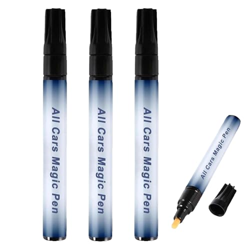 Autoheld the Magic Pen, The Magic Pen Autoheld, Car Scratch Repair Pens, Quick Solution for Scratches and Colour Damage, Weatherproof Paint Pens, Magic Paint Scratch Removal (3Pcs) von Generisch