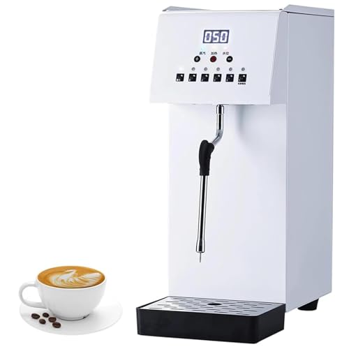 Automatische Milchaufschäumermaschine, 2500 W kommerzieller Dampfkessel mit 5-Temp-Einstellungen, schnelles Aufschäumen in 2 Minuten für Kaffee und Milchgetränke Automatische Milchaufschäumermaschine, 2500 W kommerzieller Dampfkessel mit 5-Temp-Einstellungen, schnelles Aufschäumen in 2 Minuten für Kaffee und Milchgetränke von Generisch