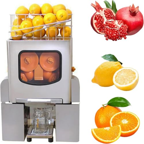 Automatische Zitrussaft-Extraktormaschine, hohe Effizienz 120 W für schnelles Auspressen, inklusive Filterbox und Schälsammler für den gewerblichen Gebrauch Automatische Zitrussaft-Extraktormaschine, hohe Effizienz 120 W für schnelles Auspressen, inklusive Filterbox und Schälsammler für den gewerblichen Gebrauch von Generisch