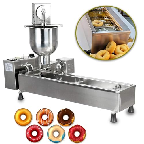 Automatischer Donut-Maker mit 7 l Trichter, mehrere Formen für einfache kommerzielle und Bäckerei Automatischer Donut-Maker mit 7 l Trichter, mehrere Formen für einfache kommerzielle und Bäckerei von Generisch