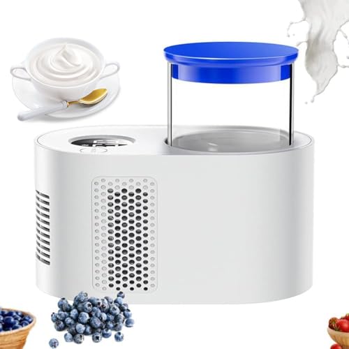 Automatischer Joghurtbereiter mit LCD-Display Timer - Doppelfunktion Heiß- und Kaltjoghurt-Inkubator für hausgemachte einzelne Joghurt-Töpfe von Generisch