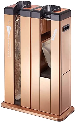Automatischer Regenschirmwickler mit Rädern, Doppelschlitz-Spenderständer für bequemes Verpacken, inklusive Taschen Automatischer Regenschirmwickler mit Rädern, Doppelschlitz-Spenderständer für bequemes Verpacken, inklusive Taschen von Generisch