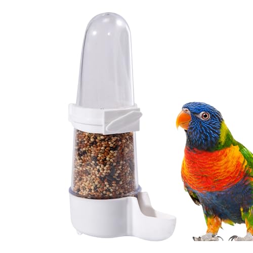 Automatischer Vogelfutterleiter Für Käfig - Vogelkäfig -Feeder | Papageienfutterbehälter | Kein Unordnung Transparenter Wasserspender Haustier Vorräte Für Wellensittiche Cockatiel Canaries C Automatischer Vogelfutterleiter Für Käfig - Vogelkäfig -Feeder | Papageienfutterbehälter | Kein Unordnung Transparenter Wasserspender Haustier Vorräte Für Wellensittiche Cockatiel Canaries C von Generisch