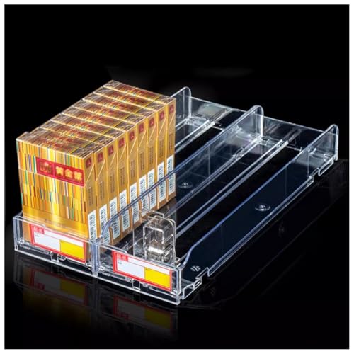 Automatischer Zigarettenschieber, federbelastet, Einzelhandels-Nizer für Convenience Store, Regale, Gondel-Regalsystem, effiziente Aufbewahrungslösung, 30 Stück (6 x 28 cm) von Generisch