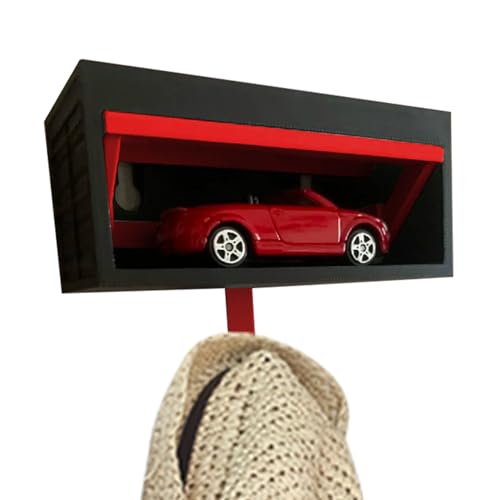 Autoschlüsselhalter, einzigartiges Garagen-Design Schlüsselhalter, funktionale Öffnungstür, 3D-Druckmaterial, einzigartiges Garagendesign, funktionale Öffnungstür für Küche von Generisch