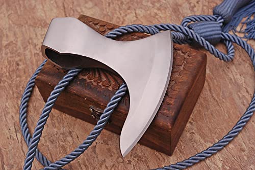 Axt Klingen High Carbon Stahl handverarbeitet Wikinger MAQ2410 von Generisch