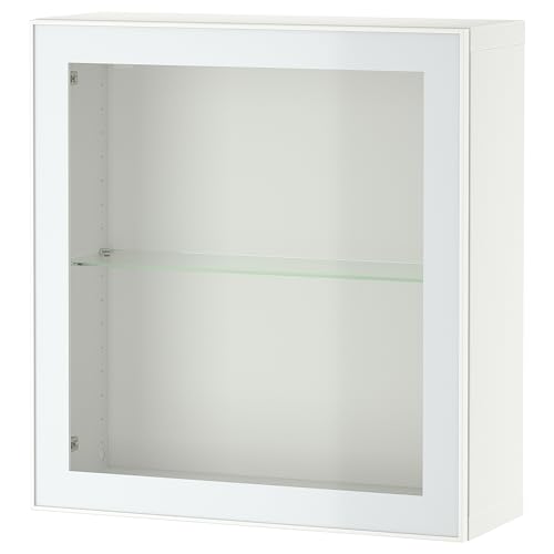 BESTÅ Wandschrank-Kombination, 60x22x64 cm, Weiß Glassvik/Weiß/Hellgrün Klarglas von Generisch