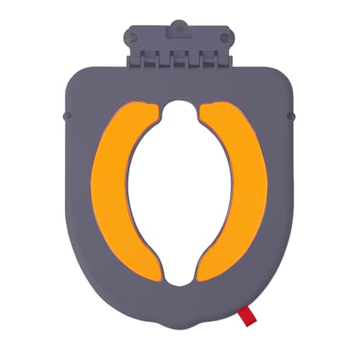 Baby WC-Sitz - Tragbarer Toilettensitz Mit Griffen Für Kleinkinder,Faltbarer Töpfchen Anbausitz Für Reisen Picknick Ausflug von Generisch