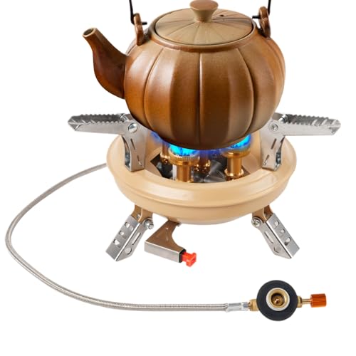 Backpacking Stove, 16000W Faltofen Für Outdooraktivitäten, 5 Flammen Campingkocher Zum Kochen Bei Wandern Trekking Angeln Jagen Picknick Und Backpacking Backpacking Stove, 16000W Faltofen Für Outdooraktivitäten, 5 Flammen Campingkocher Zum Kochen Bei Wandern Trekking Angeln Jagen Picknick Und Backpacking von Generisch