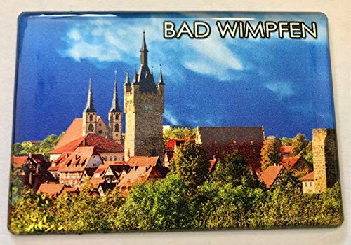 Bad Wimpfen Souvenir-Kühlschrankmagnet Fridge Magnet 260303 Reiseandenken-Deutschland von Generisch