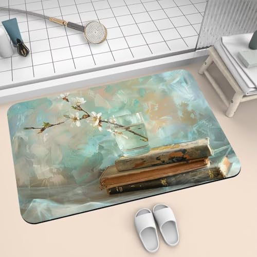 Badematte Rutschfest Super Absorbierende Badezimmerteppich Badteppich 100x160cm Badvorleger Duschvorleger Schnell Trocknend, Waschbare Teppiche Schmutzfangmatte Schnelltrocknende Teppich Arts 2-580 Badematte Rutschfest Super Absorbierende Badezimmerteppich Badteppich 100x160cm Badvorleger Duschvorleger Schnell Trocknend, Waschbare Teppiche Schmutzfangmatte Schnelltrocknende Teppich Arts 2-580 von Generisch