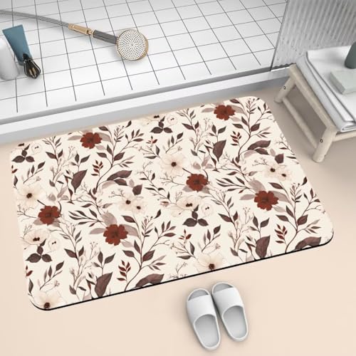 Badematte Rutschfest Super Absorbierende Badezimmerteppich Badteppich 100x160cm Badvorleger Duschvorleger Schnell Trocknend, Waschbare Teppiche Schmutzfangmatte Schnelltrocknende Teppich Arts 2-673 Badematte Rutschfest Super Absorbierende Badezimmerteppich Badteppich 100x160cm Badvorleger Duschvorleger Schnell Trocknend, Waschbare Teppiche Schmutzfangmatte Schnelltrocknende Teppich Arts 2-673 von Generisch
