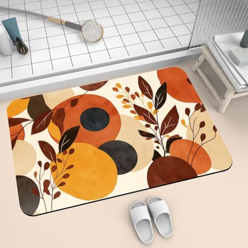 Badematte Rutschfest Super Absorbierende Badezimmerteppich Badteppich 70x120cm Badvorleger Duschvorleger Schnell Trocknend, Waschbare Teppiche Schmutzfangmatte Schnelltrocknende Teppich Plants 2-112 Badematte Rutschfest Super Absorbierende Badezimmerteppich Badteppich 70x120cm Badvorleger Duschvorleger Schnell Trocknend, Waschbare Teppiche Schmutzfangmatte Schnelltrocknende Teppich Plants 2-112 von Generisch