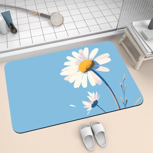 Badematte Rutschfest Super Absorbierende Badezimmerteppich Badteppich 70x120cm Badvorleger Duschvorleger Schnell Trocknend, Waschbare Teppiche Schmutzfangmatte Schnelltrocknende Teppich Spring 2-178 Badematte Rutschfest Super Absorbierende Badezimmerteppich Badteppich 70x120cm Badvorleger Duschvorleger Schnell Trocknend, Waschbare Teppiche Schmutzfangmatte Schnelltrocknende Teppich Spring 2-178 von Generisch