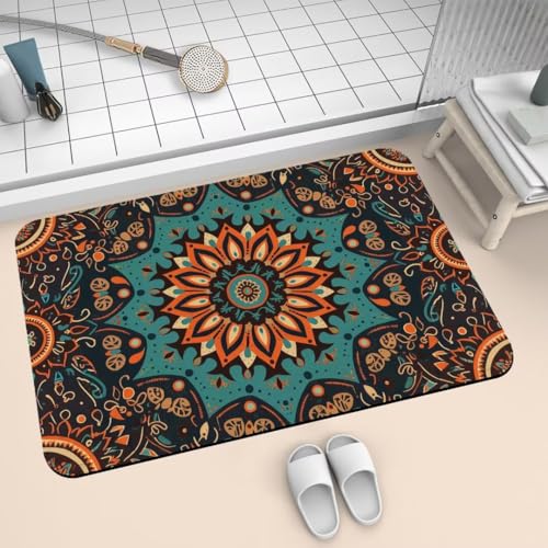 Badematte Rutschfest Super Absorbierende Badezimmerteppich Badteppich 80x140cm Badvorleger Duschvorleger Schnell Trocknend, Waschbare Teppiche Schmutzfangmatte Schnelltrocknende Teppich Classic 2-709 Badematte Rutschfest Super Absorbierende Badezimmerteppich Badteppich 80x140cm Badvorleger Duschvorleger Schnell Trocknend, Waschbare Teppiche Schmutzfangmatte Schnelltrocknende Teppich Classic 2-709 von Generisch