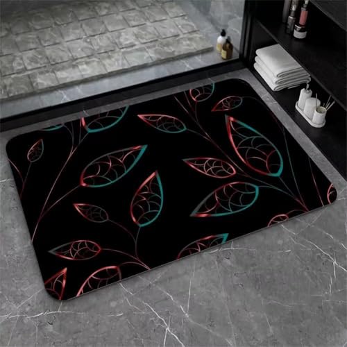 Badematte Rutschfeste Badteppich 90x150cm Waschbar Schnelltrocknende Badezimmerteppich Groß Dünn Teppich Badezimmer Badvorleger, Duschvorleger für Dusche, Badewannen, Küche, Toilette Deko Square 5-358 Badematte Rutschfeste Badteppich 90x150cm Waschbar Schnelltrocknende Badezimmerteppich Groß Dünn Teppich Badezimmer Badvorleger, Duschvorleger für Dusche, Badewannen, Küche, Toilette Deko Square 5-358 von Generisch