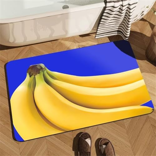 Badematte Rutschfeste Badteppich 90x150cm Waschbar Schnelltrocknende Badezimmerteppich Groß Dünn Teppich Badezimmer Badvorleger, Duschvorleger für Dusche, Badewannen, Küche, Toilette Deko Yellow 5-121 Badematte Rutschfeste Badteppich 90x150cm Waschbar Schnelltrocknende Badezimmerteppich Groß Dünn Teppich Badezimmer Badvorleger, Duschvorleger für Dusche, Badewannen, Küche, Toilette Deko Yellow 5-121 von Generisch