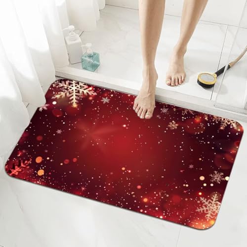 Badematte Rutschfester 100x160cm, Super Absorbierende Badezimmerteppich, Schnelltrocknende Badteppich Badvorleger Rutschfest Waschbar Teppiche Badezimmer, Duschvorleger Extra Dünn Fußmatte Snow 5-987 Badematte Rutschfester 100x160cm, Super Absorbierende Badezimmerteppich, Schnelltrocknende Badteppich Badvorleger Rutschfest Waschbar Teppiche Badezimmer, Duschvorleger Extra Dünn Fußmatte Snow 5-987 von Generisch