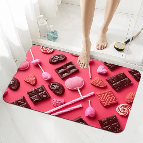Badematte Rutschfester 160x230cm, Super Absorbierende Badezimmerteppich, Schnelltrocknende Badteppich Badvorleger Rutschfest Waschbar Teppiche Badezimmer, Duschvorleger Extra Dünn Fußmatte Red 5-933 Badematte Rutschfester 160x230cm, Super Absorbierende Badezimmerteppich, Schnelltrocknende Badteppich Badvorleger Rutschfest Waschbar Teppiche Badezimmer, Duschvorleger Extra Dünn Fußmatte Red 5-933 von Generisch