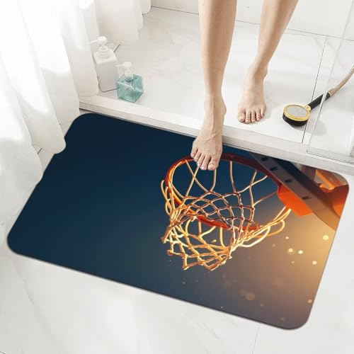 Badematte Rutschfester 50x80cm, Super Absorbierende Badezimmerteppich, Schnelltrocknende Badteppich Badvorleger Rutschfest Waschbar Teppiche Badezimmer, Duschvorleger Extra Dünn Fußmatte Summer 5-1051 Badematte Rutschfester 50x80cm, Super Absorbierende Badezimmerteppich, Schnelltrocknende Badteppich Badvorleger Rutschfest Waschbar Teppiche Badezimmer, Duschvorleger Extra Dünn Fußmatte Summer 5-1051 von Generisch