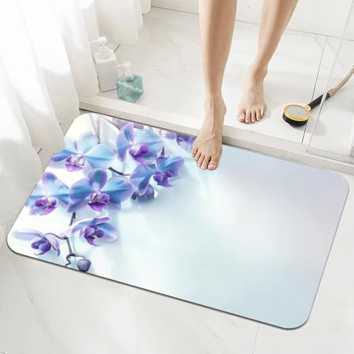 Badematte Rutschfester 80x150cm, Super Absorbierende Badezimmerteppich, Schnelltrocknende Badteppich Badvorleger Rutschfest Waschbar Teppiche Badezimmer, Duschvorleger Extra Dünn Fußmatte Purple 5-891 Badematte Rutschfester 80x150cm, Super Absorbierende Badezimmerteppich, Schnelltrocknende Badteppich Badvorleger Rutschfest Waschbar Teppiche Badezimmer, Duschvorleger Extra Dünn Fußmatte Purple 5-891 von Generisch