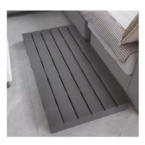 Badematte aus Holz, rutschfest, wasserdicht, rechteckig, für Badezimmer, Spa, Sauna, Pool, Terrasse, 50 x 70 cm, Grau Badematte aus Holz, rutschfest, wasserdicht, rechteckig, für Badezimmer, Spa, Sauna, Pool, Terrasse, 50 x 70 cm, Grau von Generisch