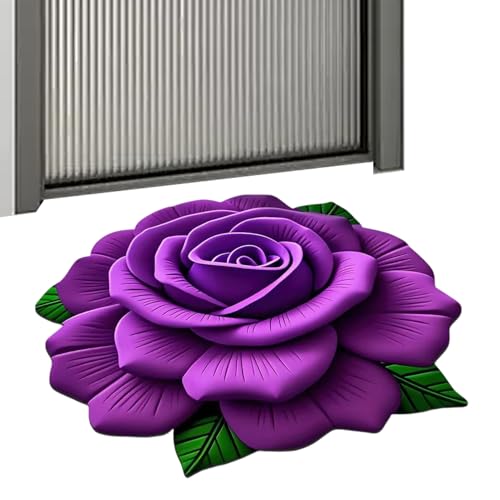 Badematten für Badezimmer, florale Duschvorleger für Badezimmer, schnell trocknender Teppich für Zuhause, Wohnzimmer, Küche, Waschtisch, Boden, Badewanne, Dusche, WC Badematten für Badezimmer, florale Duschvorleger für Badezimmer, schnell trocknender Teppich für Zuhause, Wohnzimmer, Küche, Waschtisch, Boden, Badewanne, Dusche, WC von Generisch