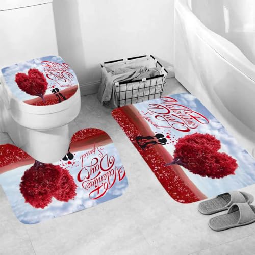 Badematten & Badteppiche Set 3 Teilig Badezimmerteppich Waschbar Badematte rutschfest,Wc Vorleger Mit Ausschnitt Und Badematte, Badvorleger Toilette Teppich 50×80Cm Der Gebebaum Badematten & Badteppiche Set 3 Teilig Badezimmerteppich Waschbar Badematte rutschfest,Wc Vorleger Mit Ausschnitt Und Badematte, Badvorleger Toilette Teppich 50×80Cm Der Gebebaum von Generisch